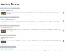 Tablet Screenshot of blog.mooberrydreams.com